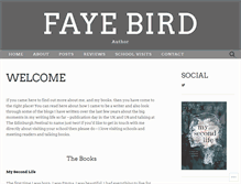 Tablet Screenshot of fayebirdauthor.com